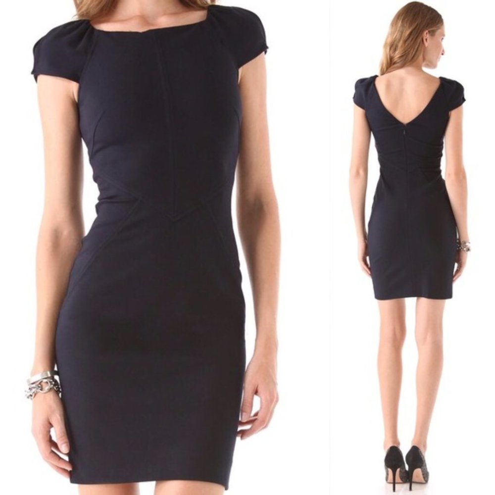 Diane Von Furstenberg DVF Black Helen Dress